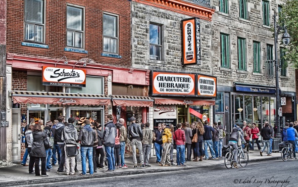 Schwartz"s Deli, Montreal, St. Lawrence, The Main, smoked meat, travel photography